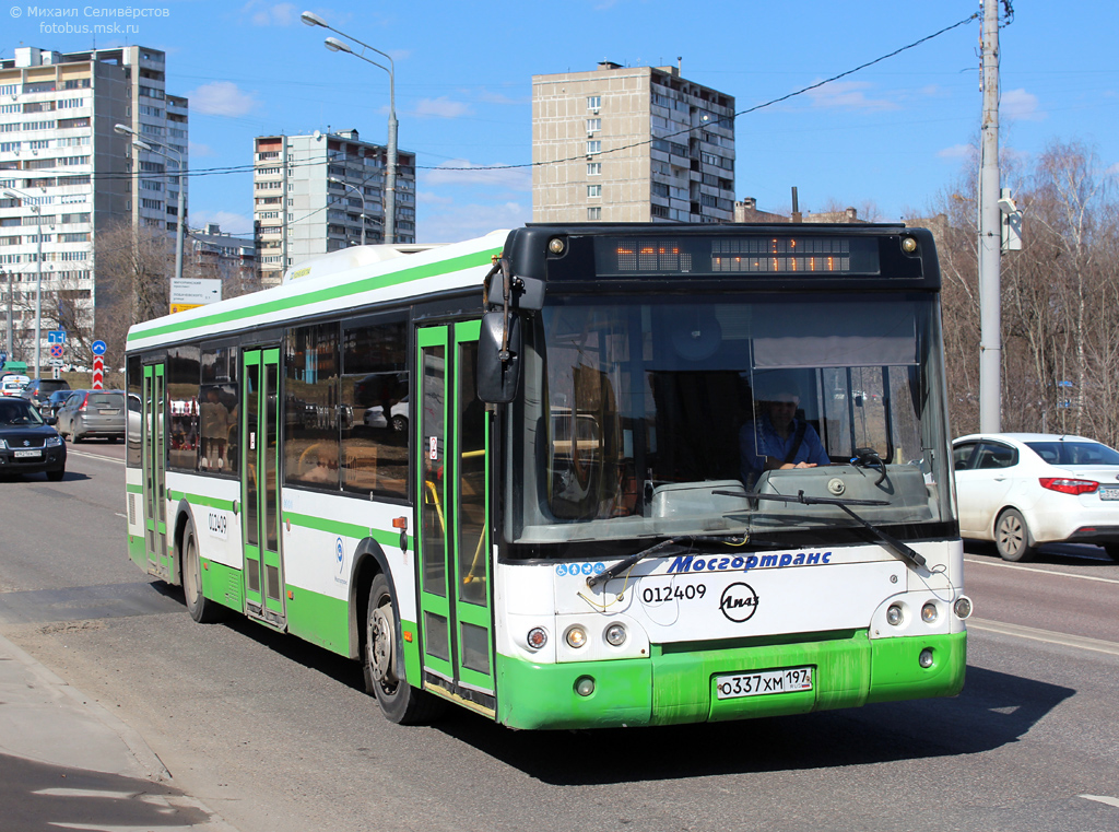 Москва, ЛиАЗ-5292.22 (2-2-2) № 012409