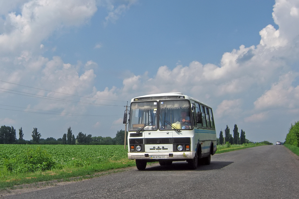 Харьковская область, ПАЗ-32053 № AX 8156 EC