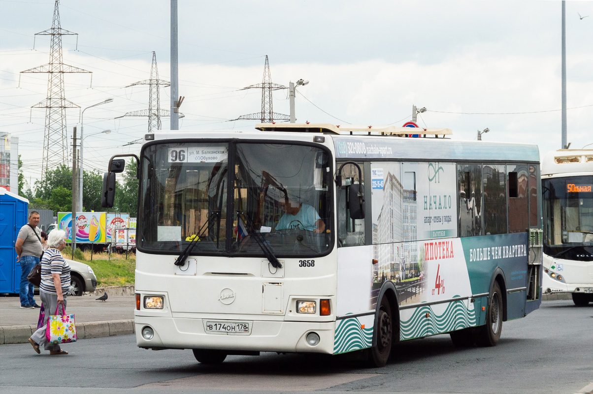 Санкт-Петербург, ЛиАЗ-5293.60 № 3658