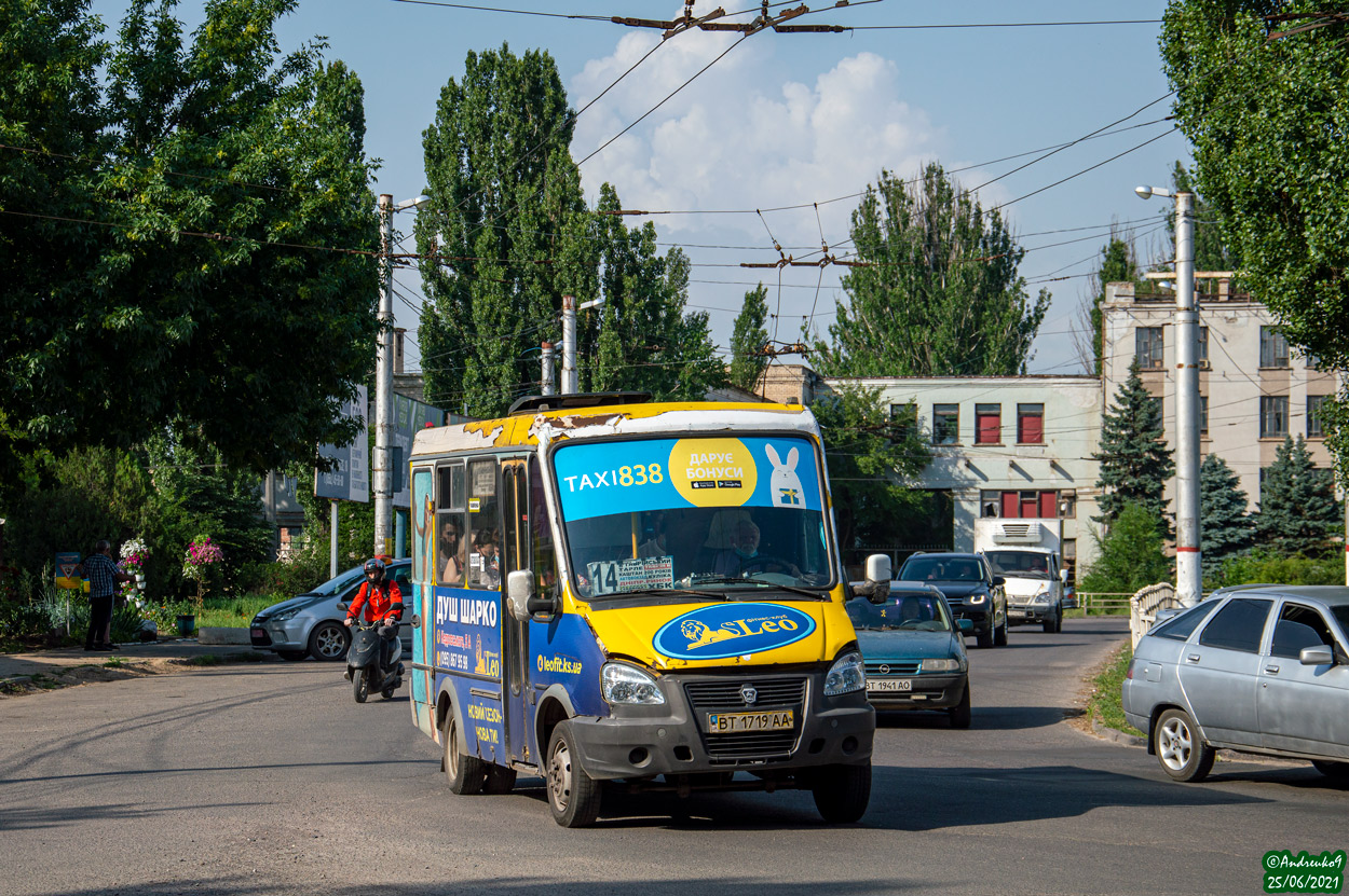 Херсонская область, БАЗ-22154 "Дельфин" № BT 1719 AA