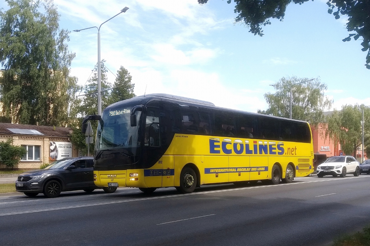 Латвия, MAN R08 Lion's Top Coach RHC464 № 312