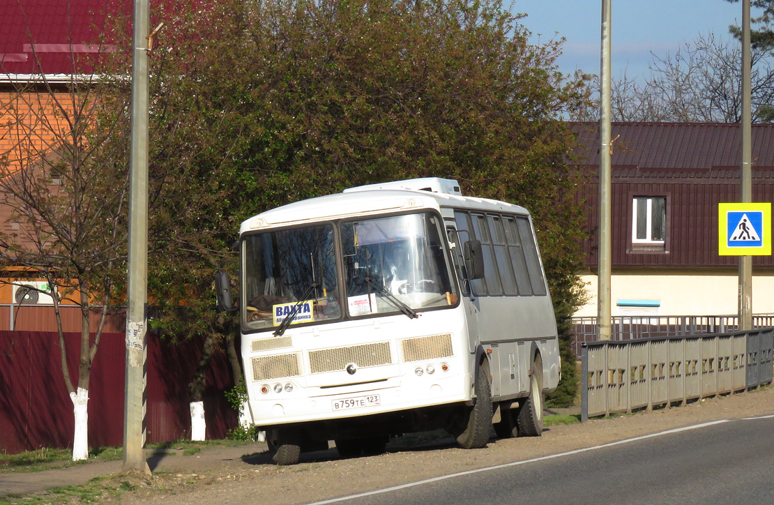 Краснодарский край, ПАЗ-423403-04 № В 759 ТЕ 123