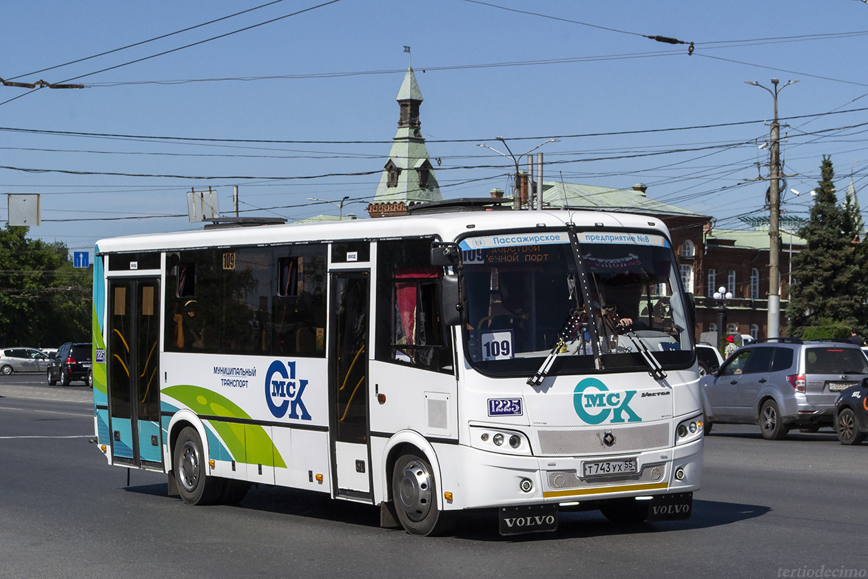 Омская область, ПАЗ-320414-04 "Вектор" (1-2) № 1225