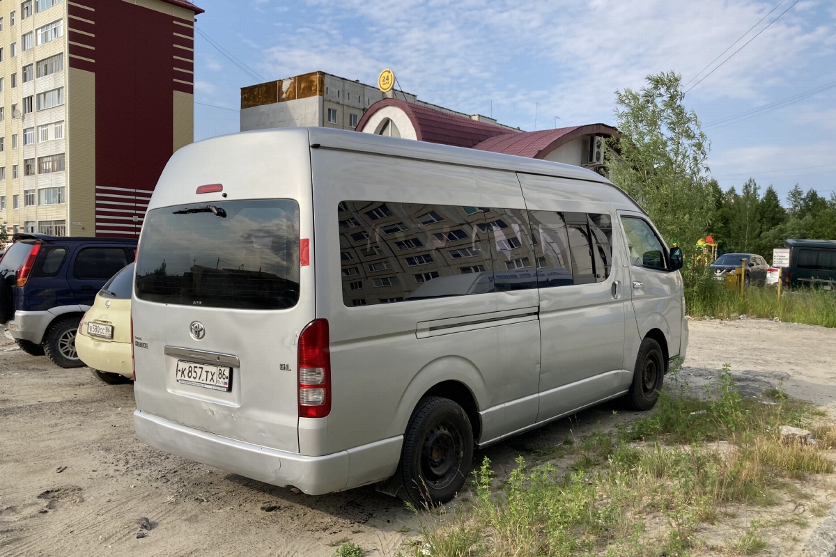 Ханты-Мансийский АО, Toyota HiAce TRH223L № К 857 ТХ 86