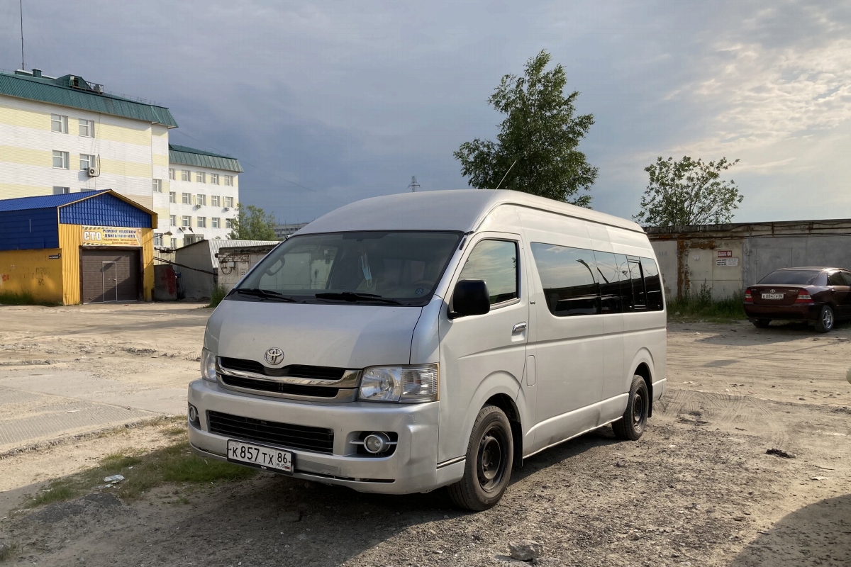 Ханты-Мансийский АО, Toyota HiAce TRH223L № К 857 ТХ 86
