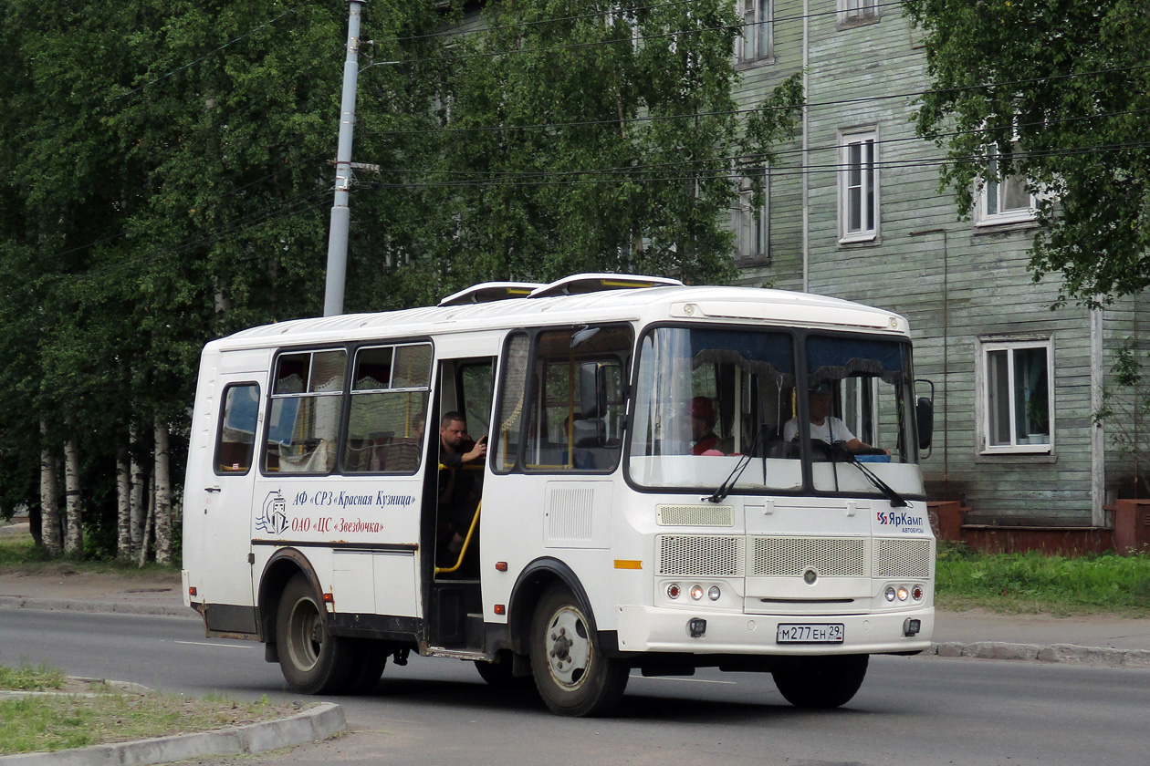 Архангельская область, ПАЗ-32053 № М 277 ЕН 29