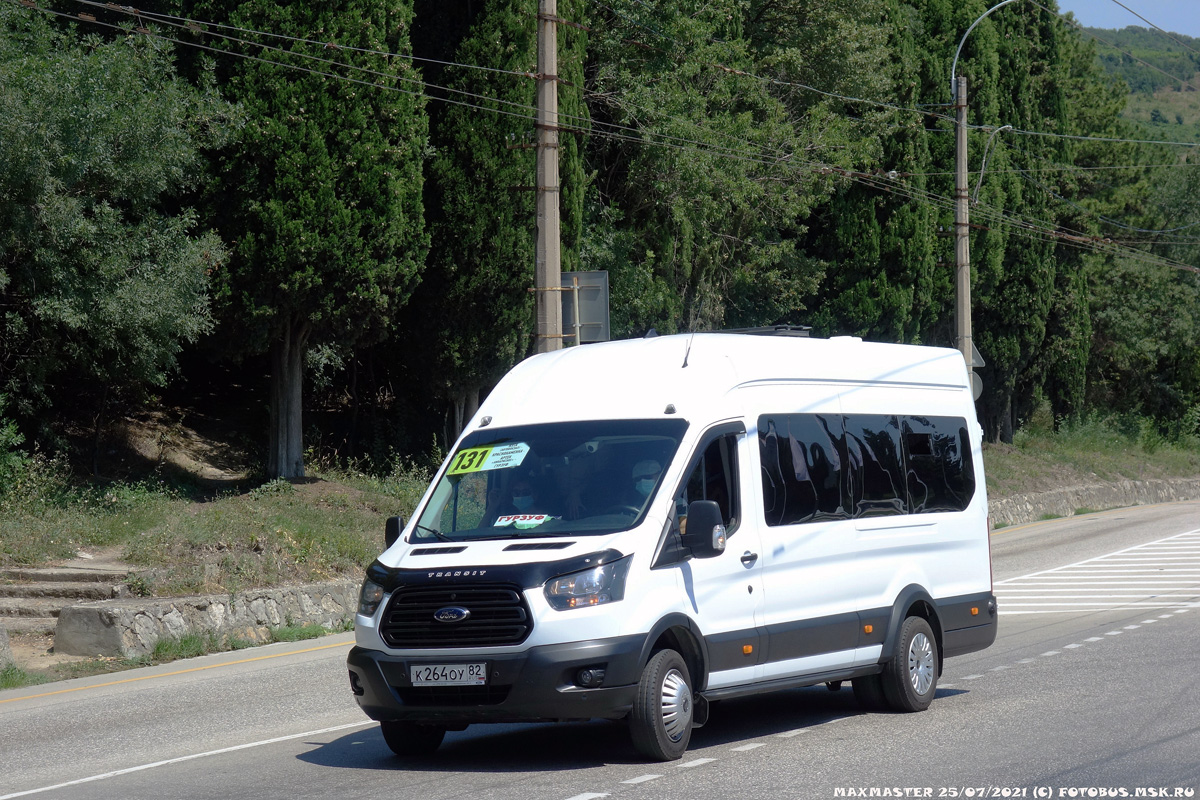 Республика Крым, Ford Transit FBD [RUS] (X2F.ESG.) № К 264 ОУ 82