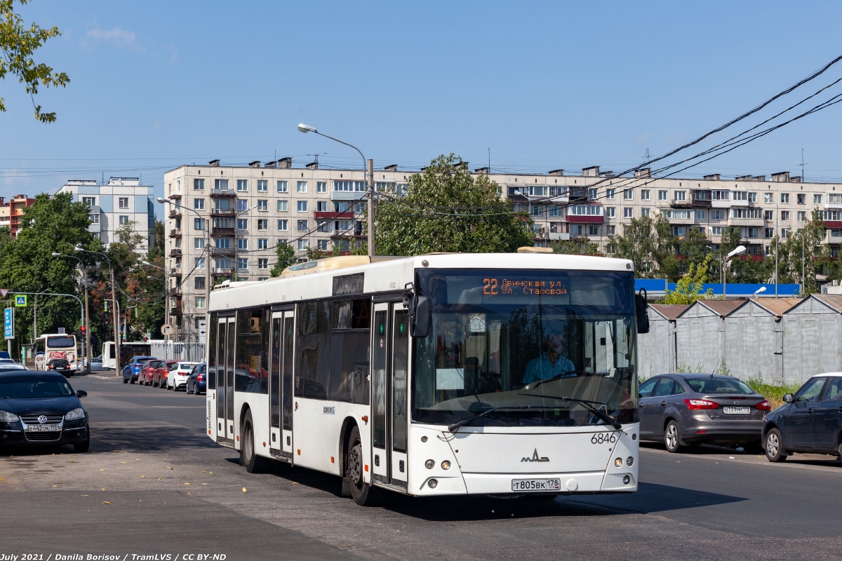 Санкт-Петербург, МАЗ-203.085 № 6846