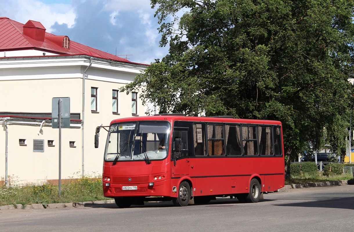 Ленинградская область, ПАЗ-320412-04 "Вектор" № А 822 МУ 198