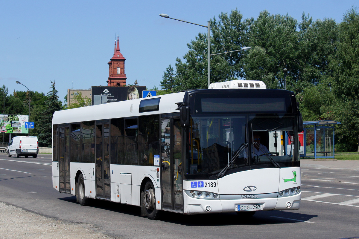 Литва, Solaris Urbino III 12 hybrid № 2189