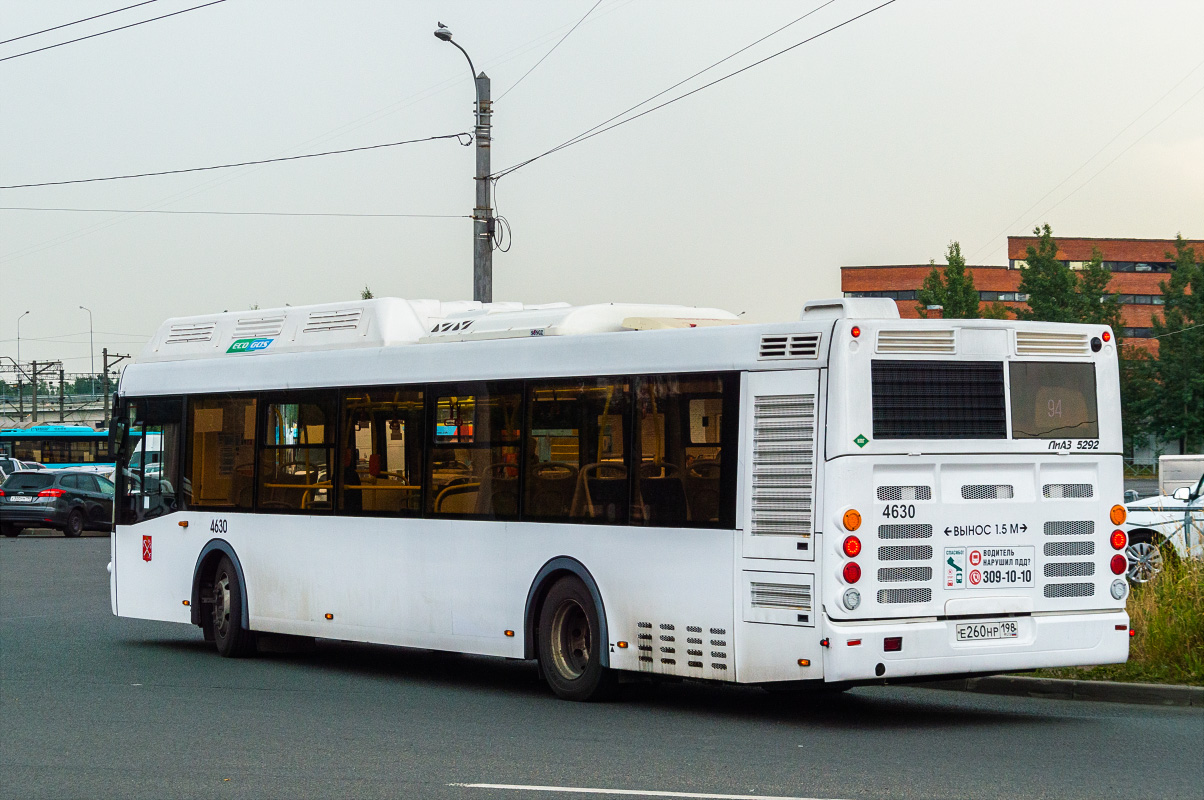 Санкт-Петербург, ЛиАЗ-5292.67 (CNG) № 4630