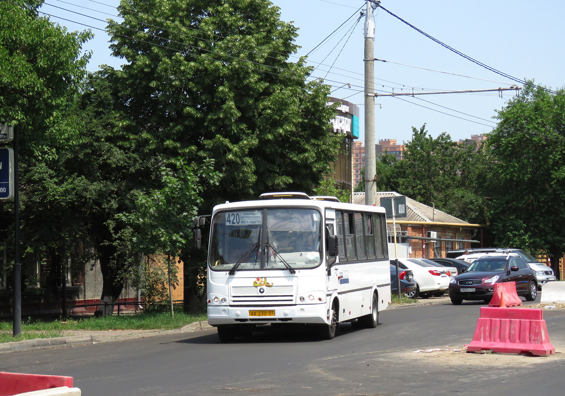 Краснодарский край, ПАЗ-320412-05 № АВ 230 23