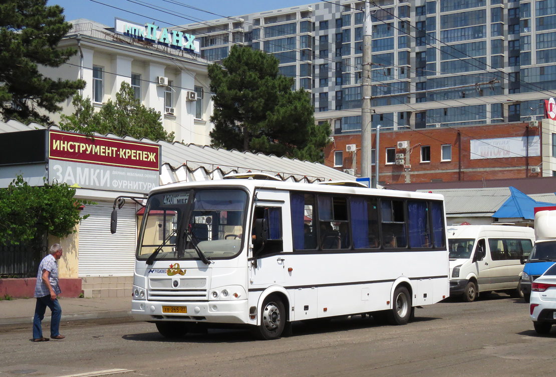 Краснодарский край, ПАЗ-320412-05 № АВ 265 23