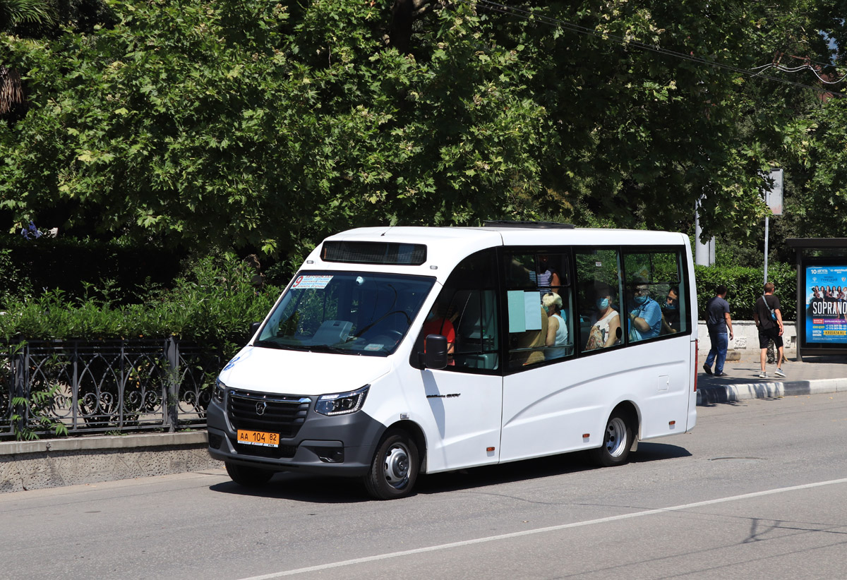 Республика Крым, ГАЗ-A68R52 City № АА 104 82