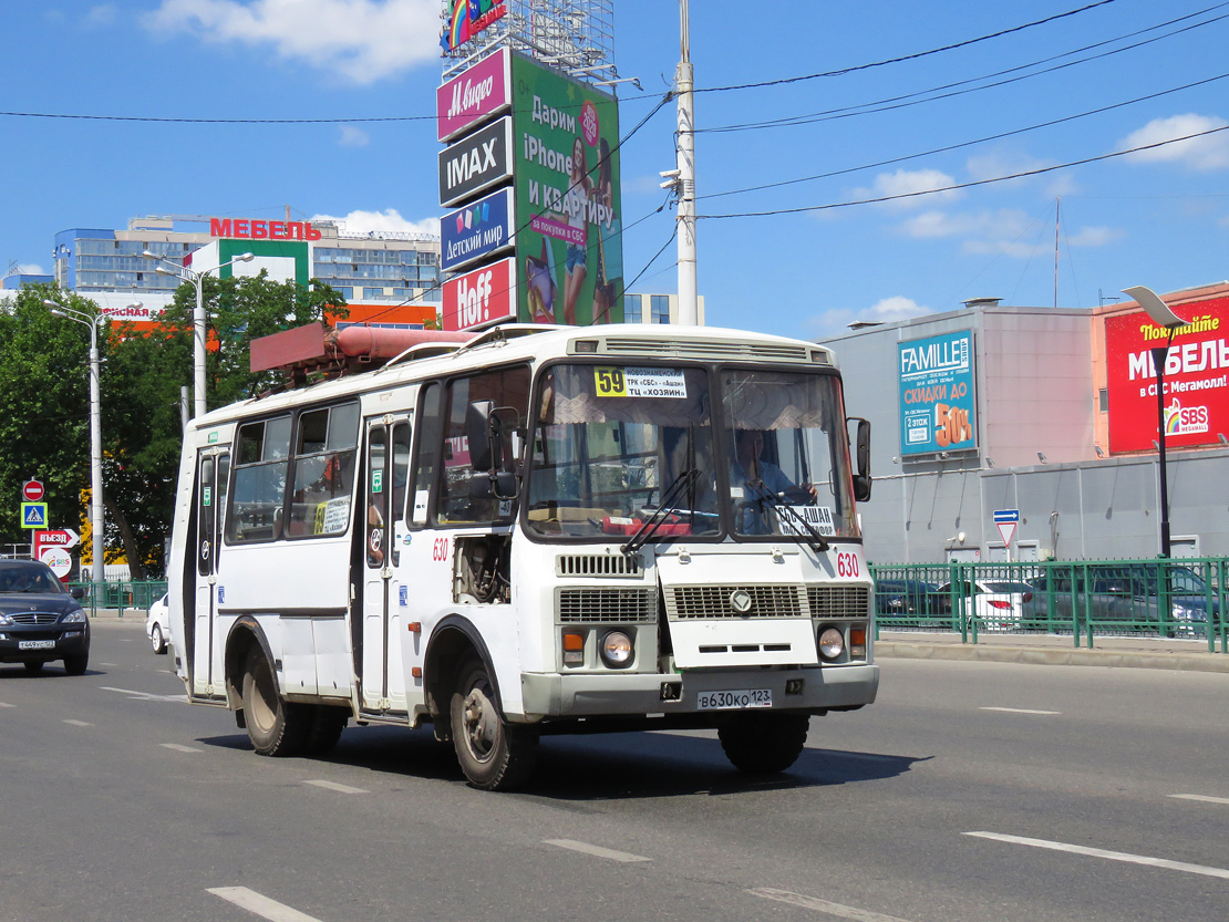 Краснодарский край, ПАЗ-32054 № В 630 КО 123
