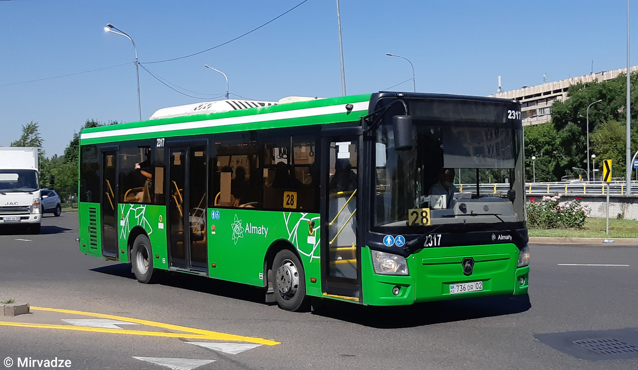 Алматы, ЛиАЗ-4292.60 (1-2-1) № 2317