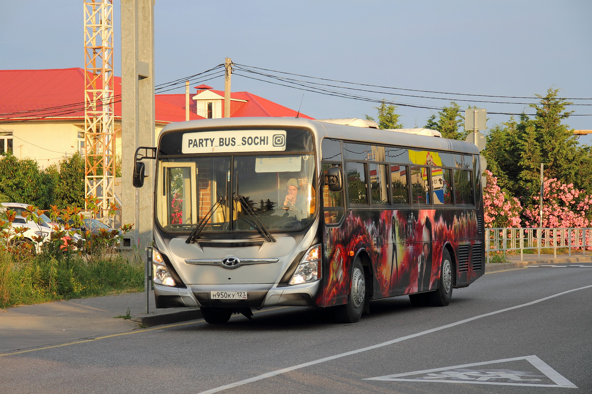 Краснодарский край, Hyundai New Super AeroCity 1F/L № Н 950 КУ 123