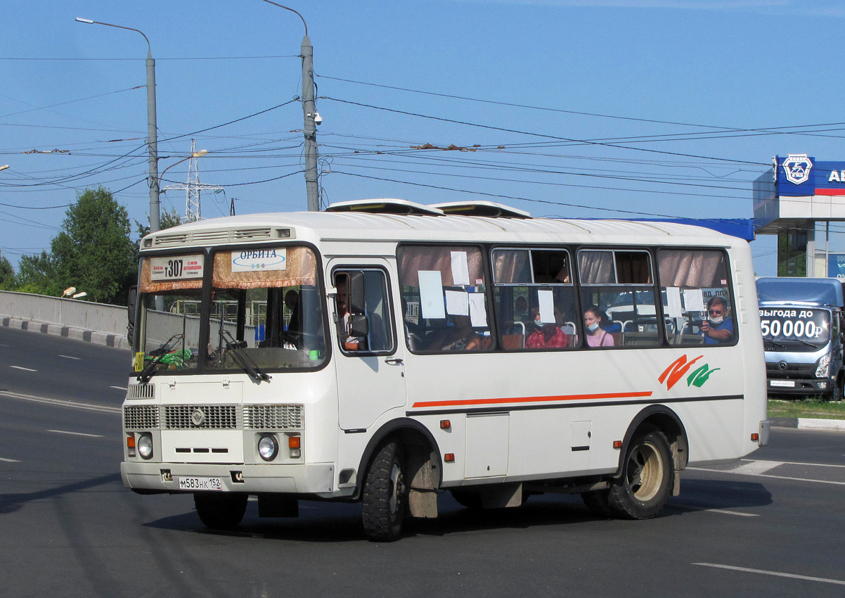 Нижегородская область, ПАЗ-32054 № М 583 НК 152