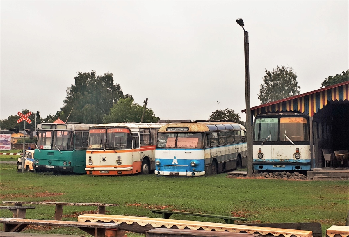 Эстония, ЛАЗ-42021 № 243; Эстония, ЛАЗ-695Н № 232; Эстония, ЛАЗ-695Е № 255; Эстония, ЛАЗ-695Н № 322