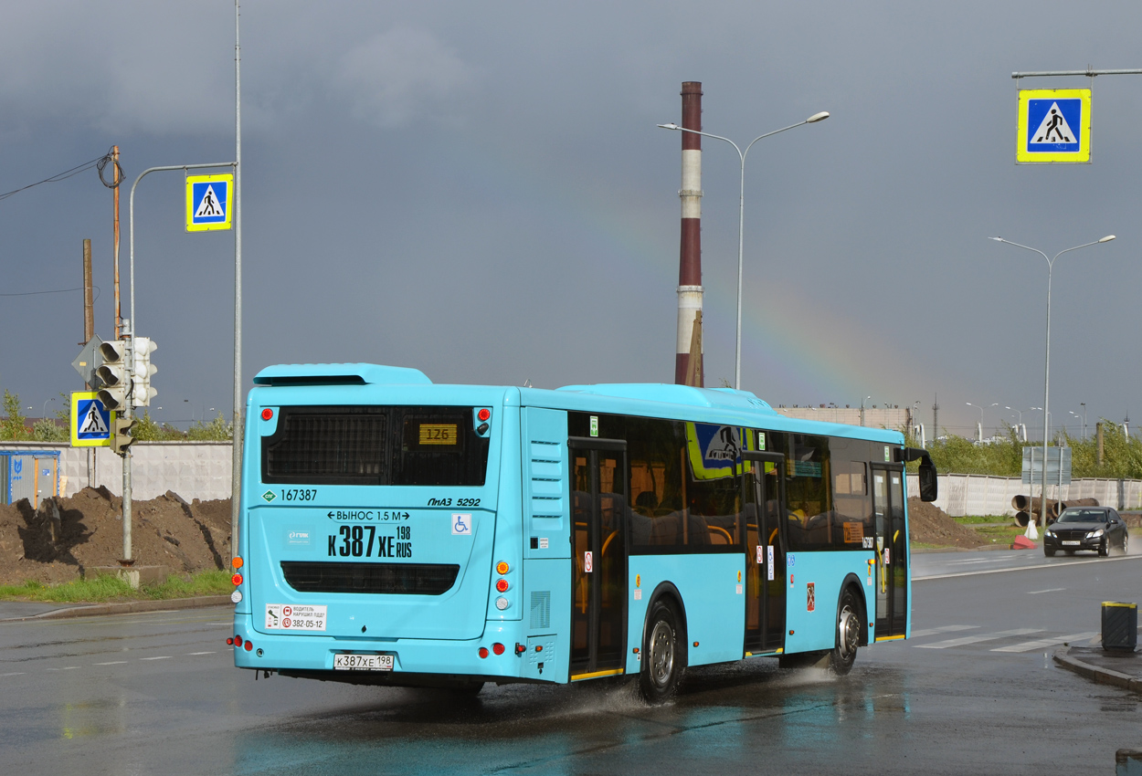 Санкт-Петербург, ЛиАЗ-5292.67 (LNG) № К 387 ХЕ 198