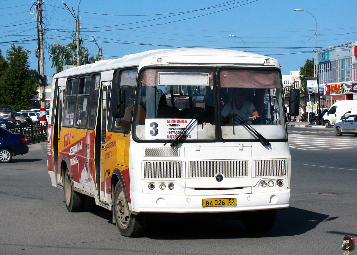 Нижегородская область, ПАЗ-4234-04 № ВА 026 52