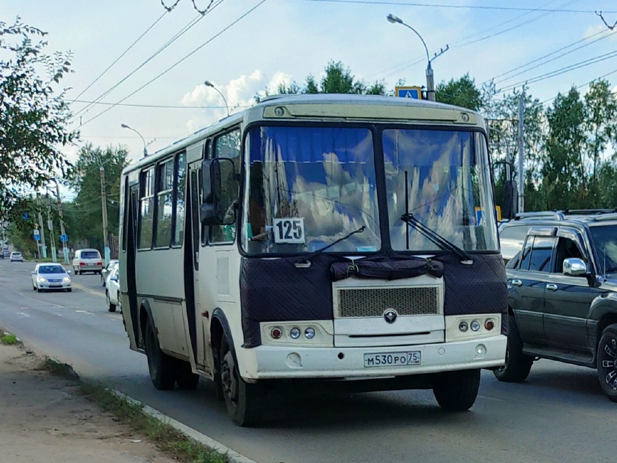 Забайкальский край, ПАЗ-4234-05 № М 530 РО 75