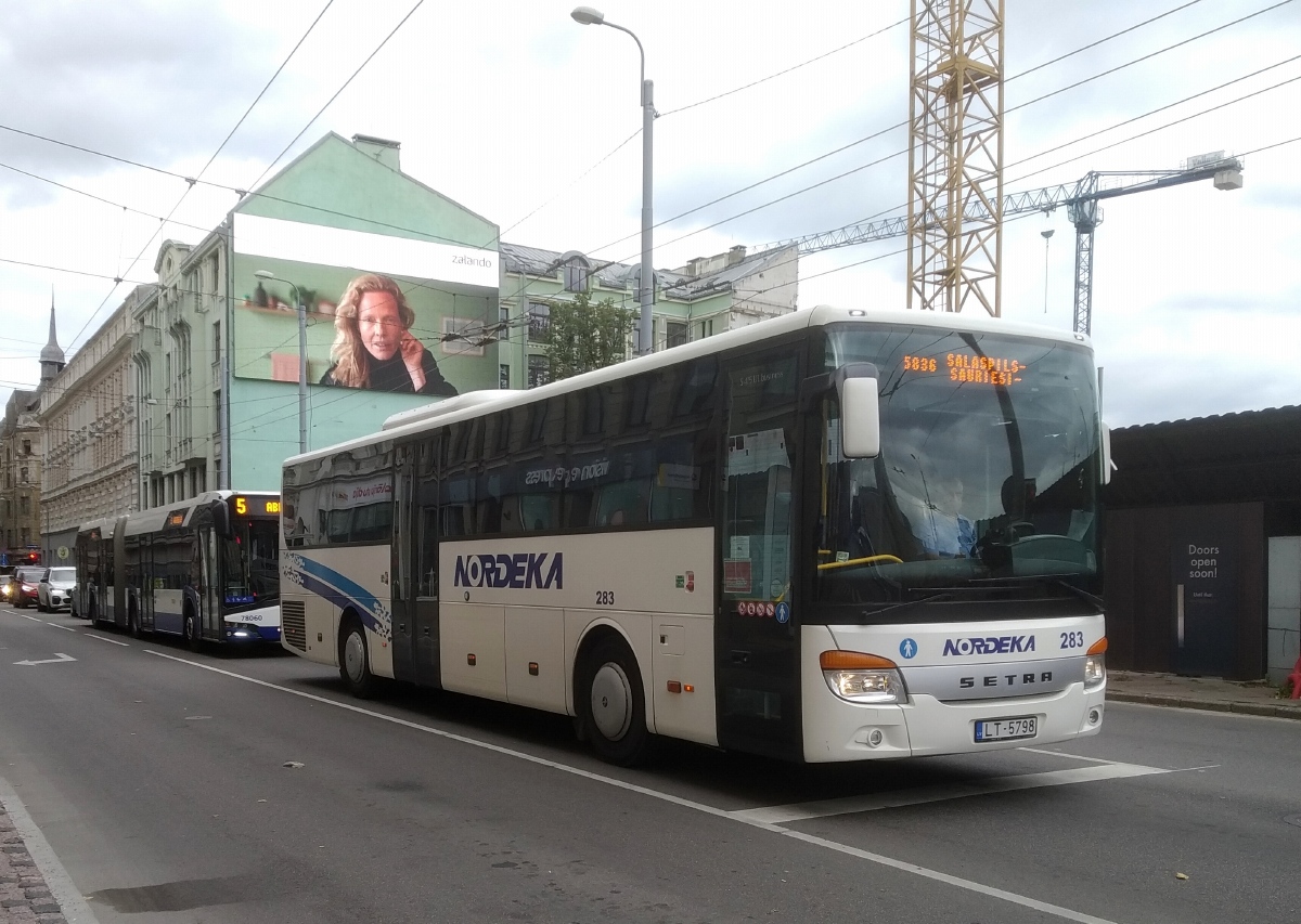 Латвия, Setra S415UL business № 283