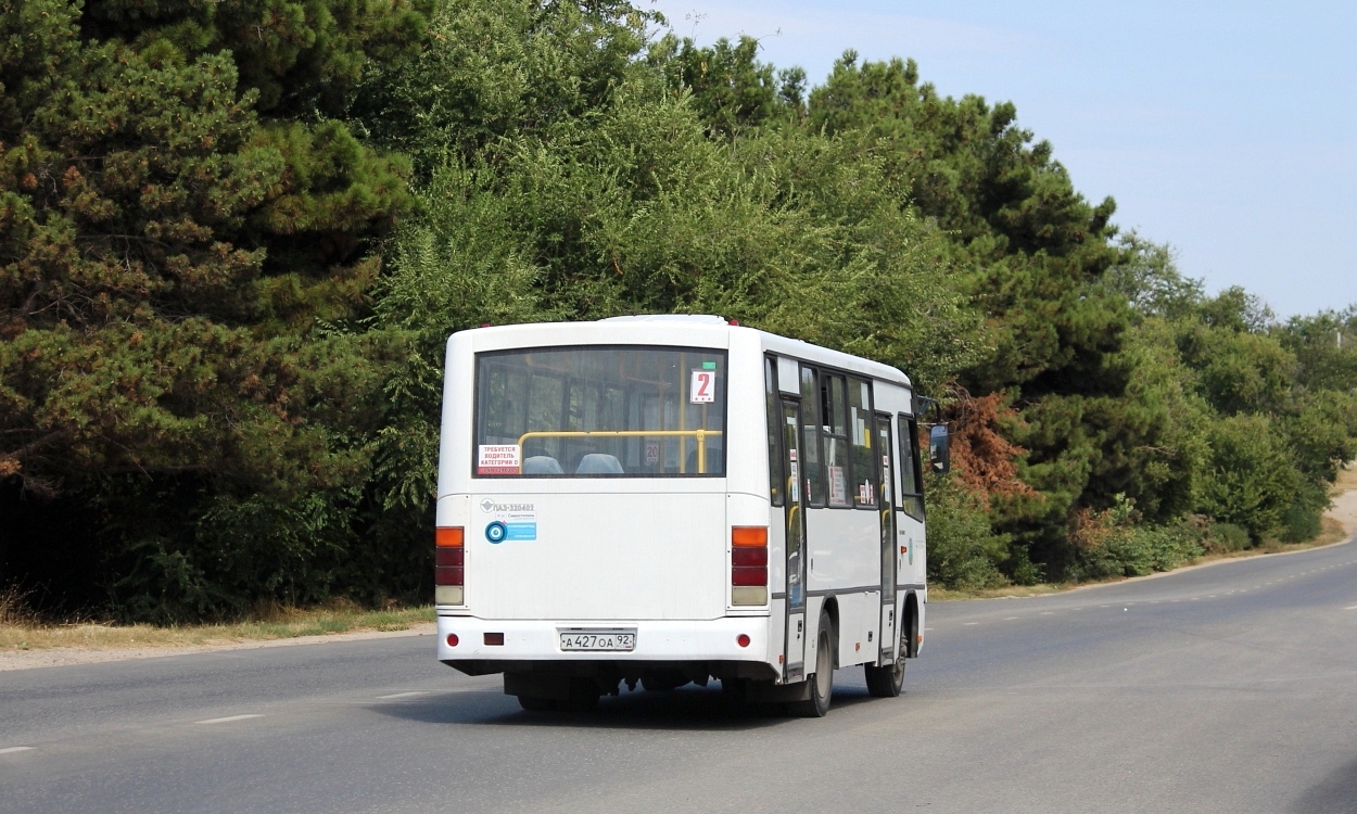 Севастополь, ПАЗ-320402-04 № А 427 ОА 92