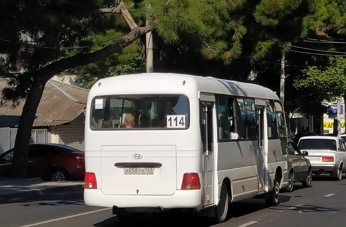 Краснодарский край, Hyundai County Kuzbass № Х 058 ТН 123