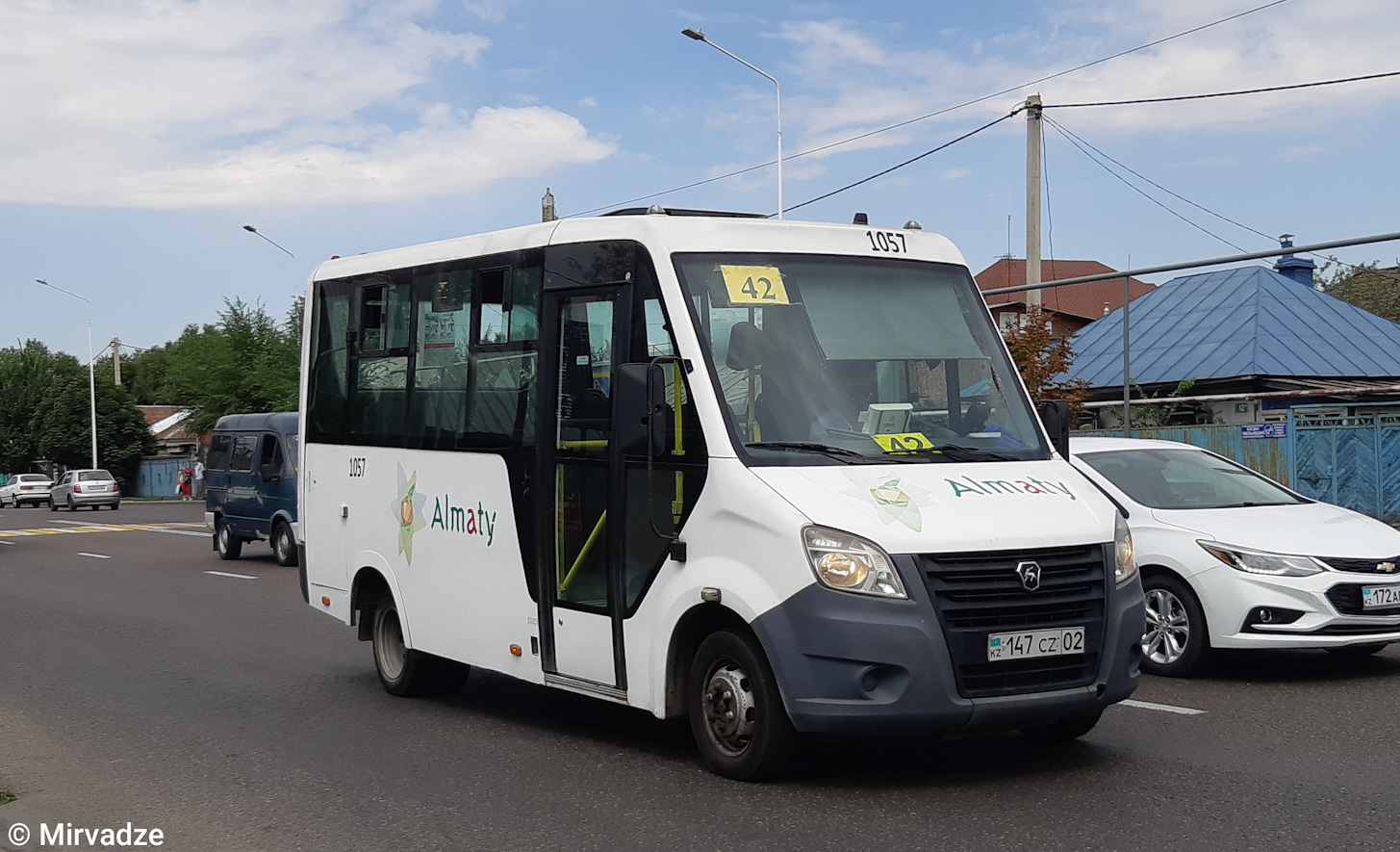 Алматы, ГАЗ-A63R42 Next (СемАЗ) № 1057