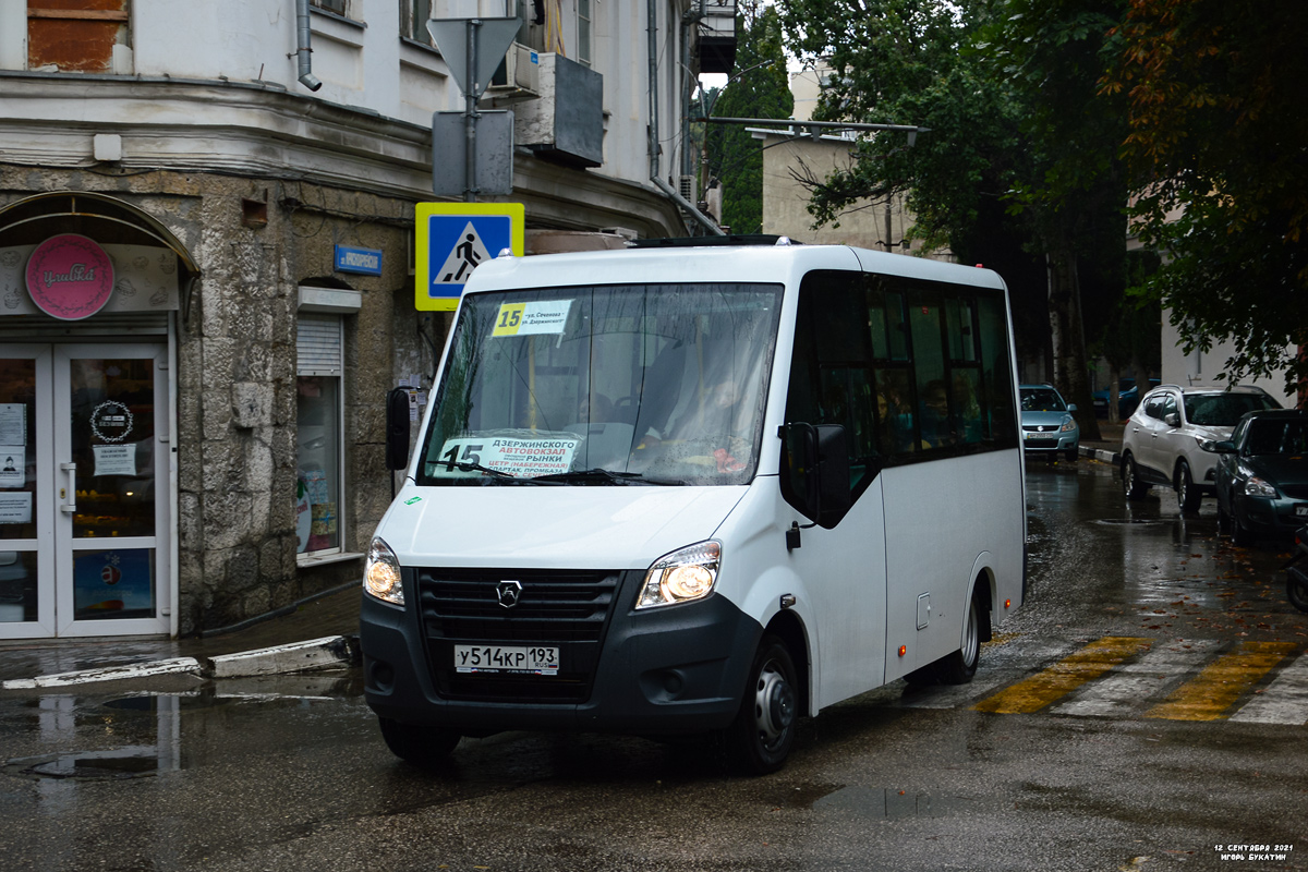 Республика Крым, ГАЗ-A64R45 Next № У 514 КР 193