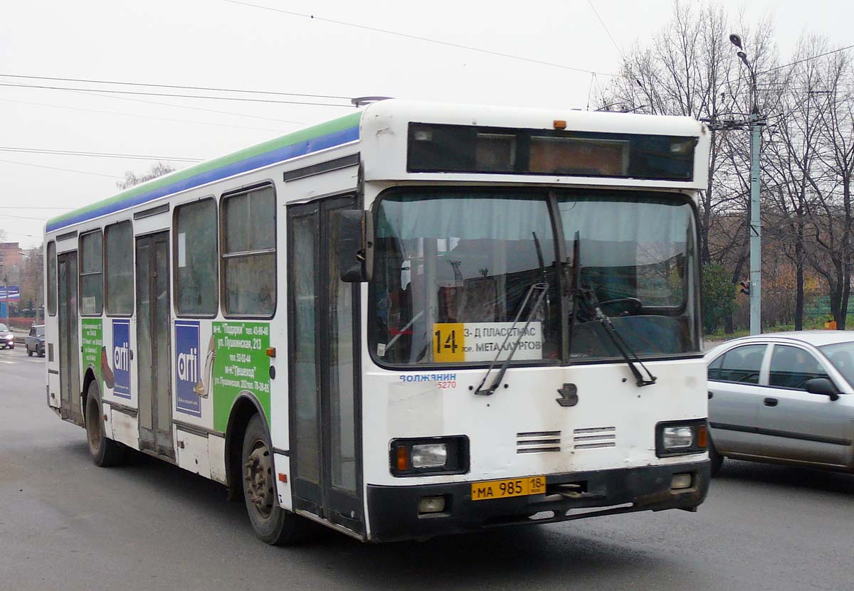 Удмуртия, Волжанин-5270-10-02 № МА 985 18