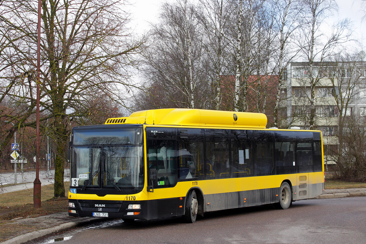 Литва, MAN A21 Lion's City NL243 CNG № 1170