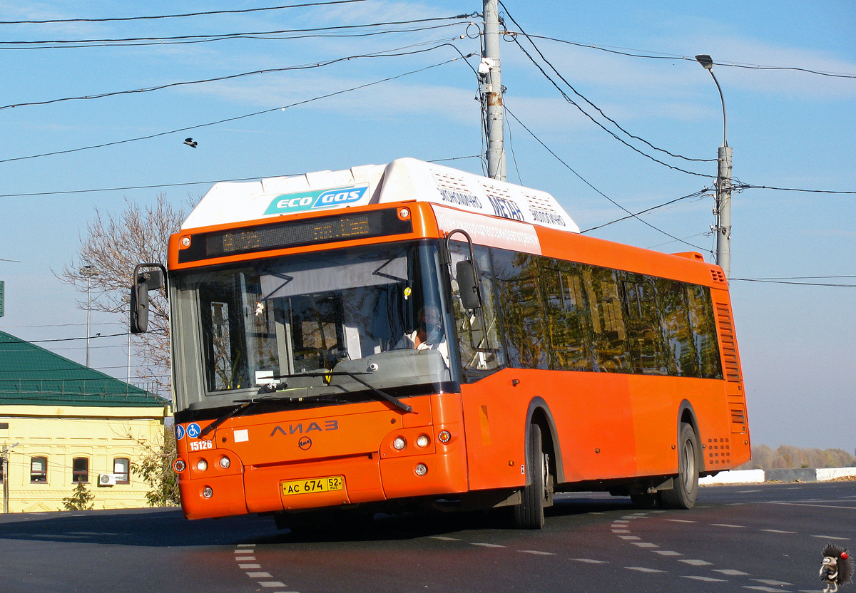 Нижегородская область, ЛиАЗ-5292.67 (CNG) № 15126