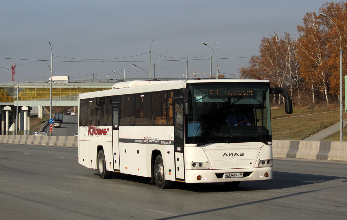 Новосибирская область, ЛиАЗ-525110-10 № Н 334 ТУ 154