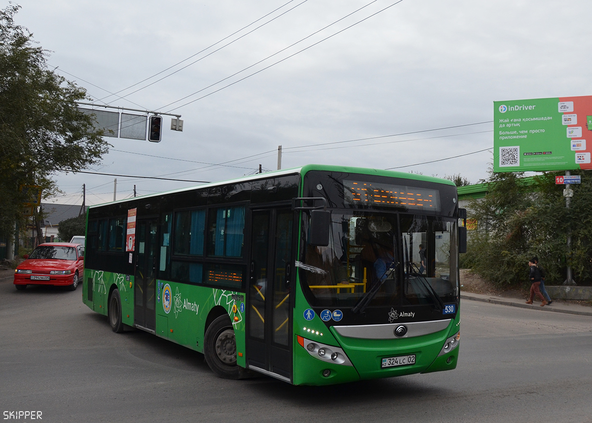 Алматы, Yutong ZK6118HGA № 530