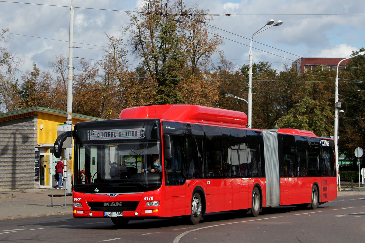 Литва, MAN A23 Lion's City G NG313 CNG № 4178