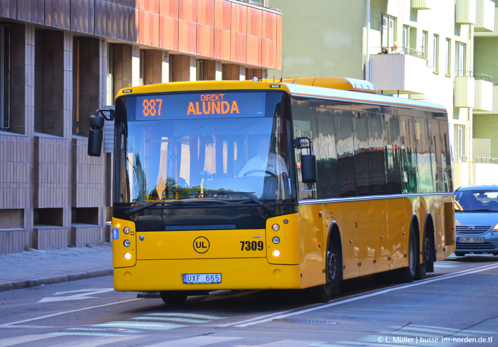 Sweden, Vest Center H # 7309