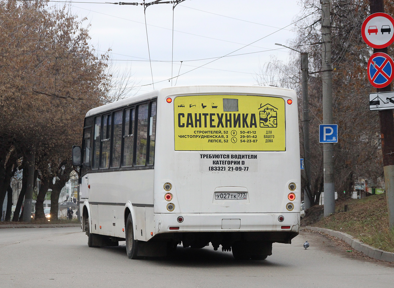 Кировская область, ПАЗ-320412-05 "Вектор" № У 027 ТК 777