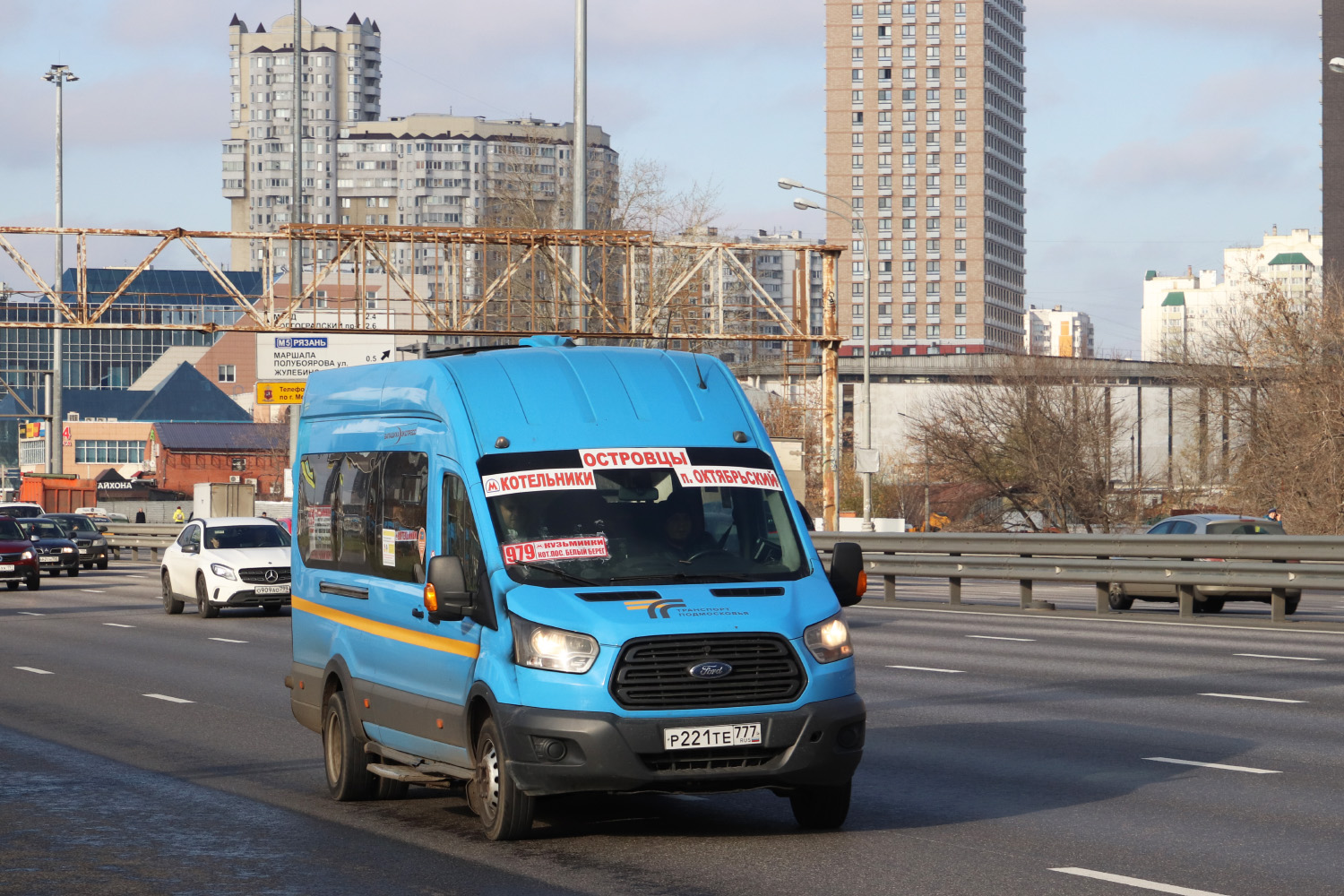 Московская область, Ford Transit FBD [RUS] (Z6F.ESG.) № Р 221 ТЕ 777