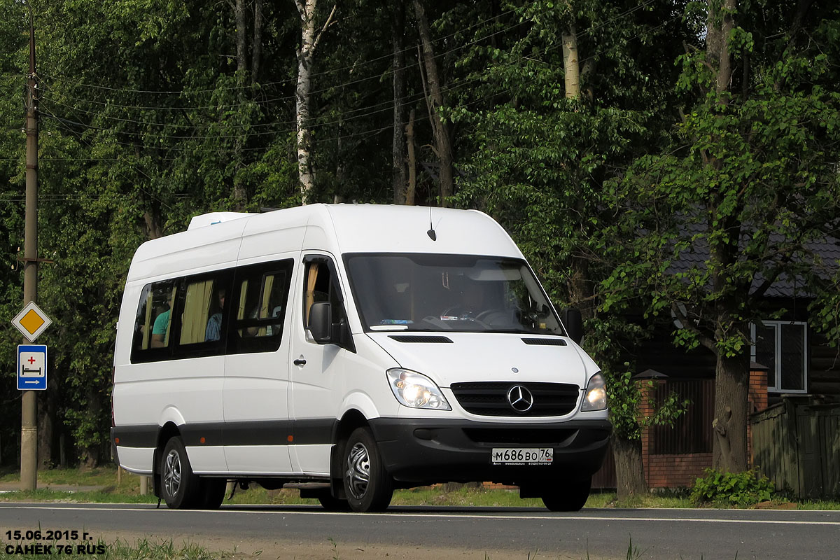 Ярославская область, Луидор-223612 (MB Sprinter) № М 686 ВО 76