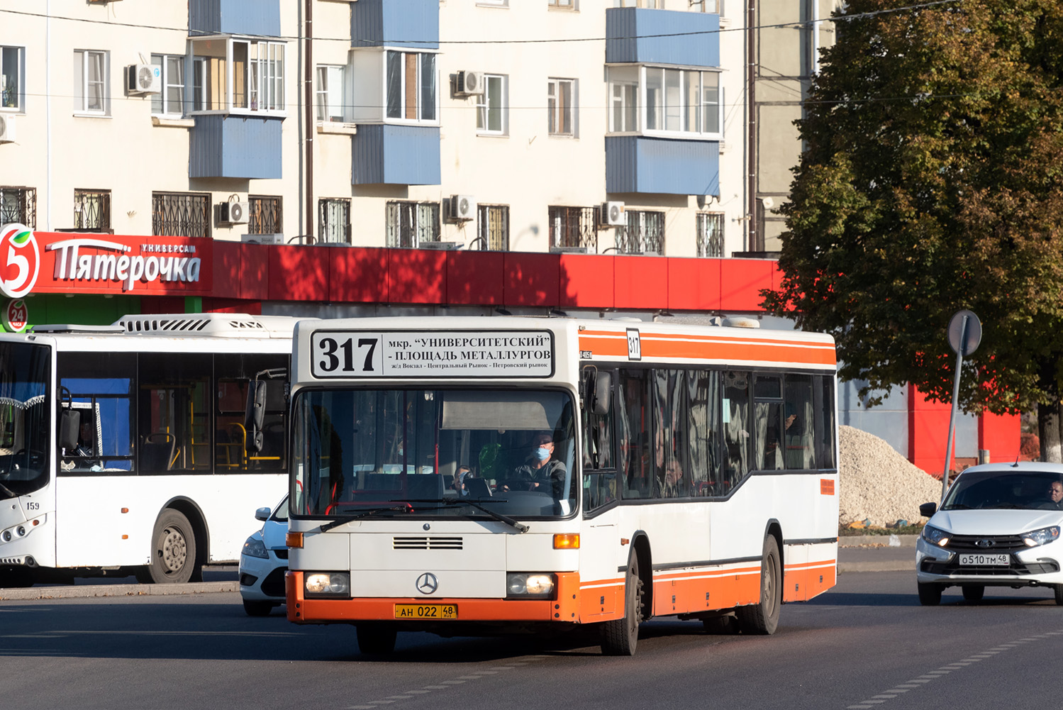 Липецкая область, Mercedes-Benz O405N2 № АН 022 48