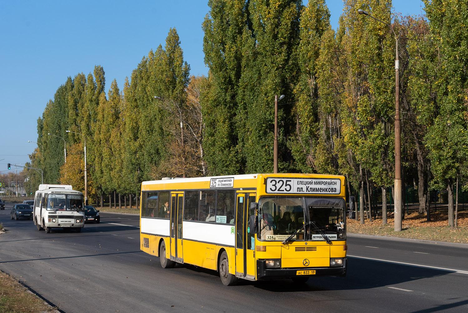 Липецкая область, Mercedes-Benz O405 № АС 833 48