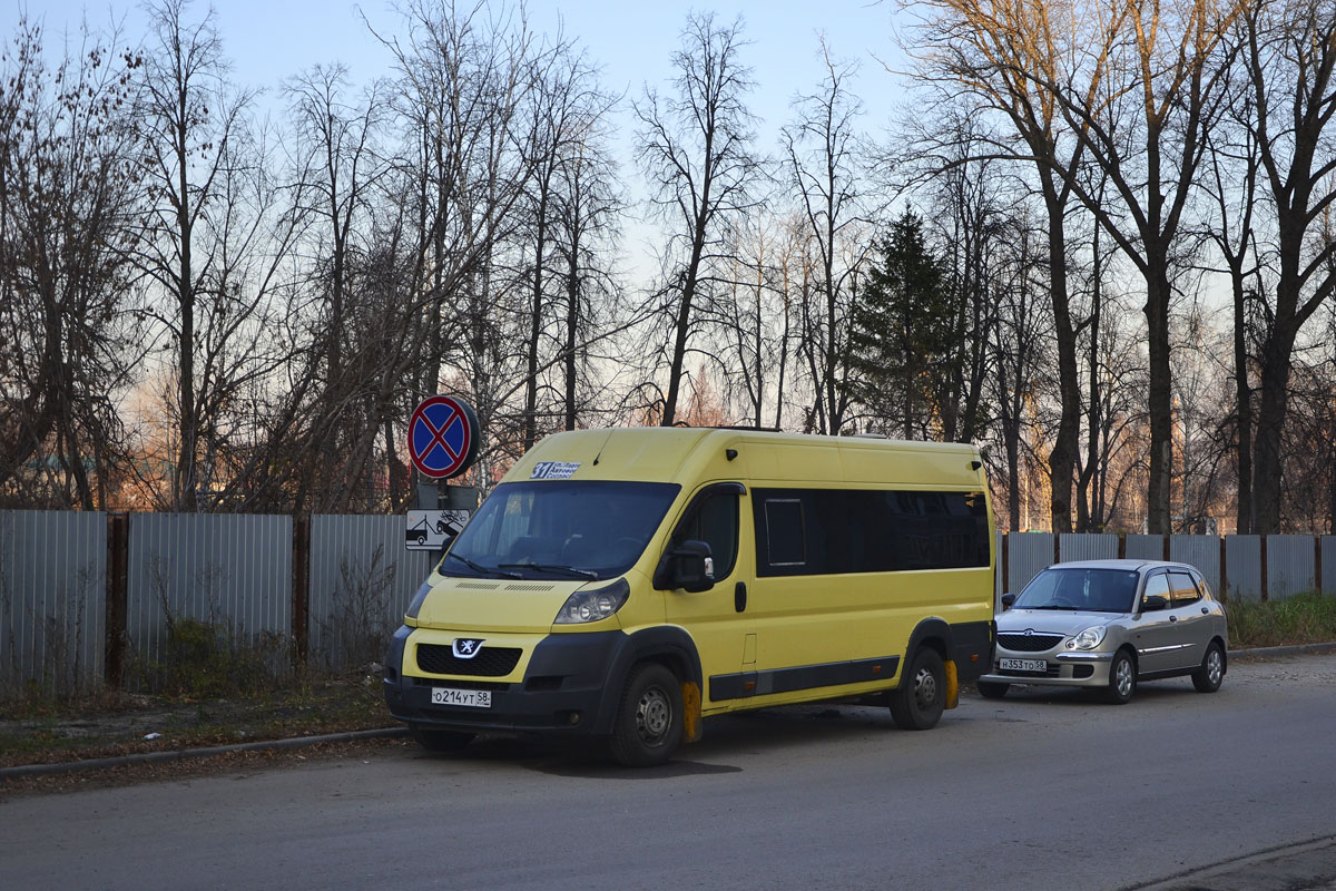 Пензенская область, Нижегородец-2227S (Peugeot Boxer) № О 214 УТ 58