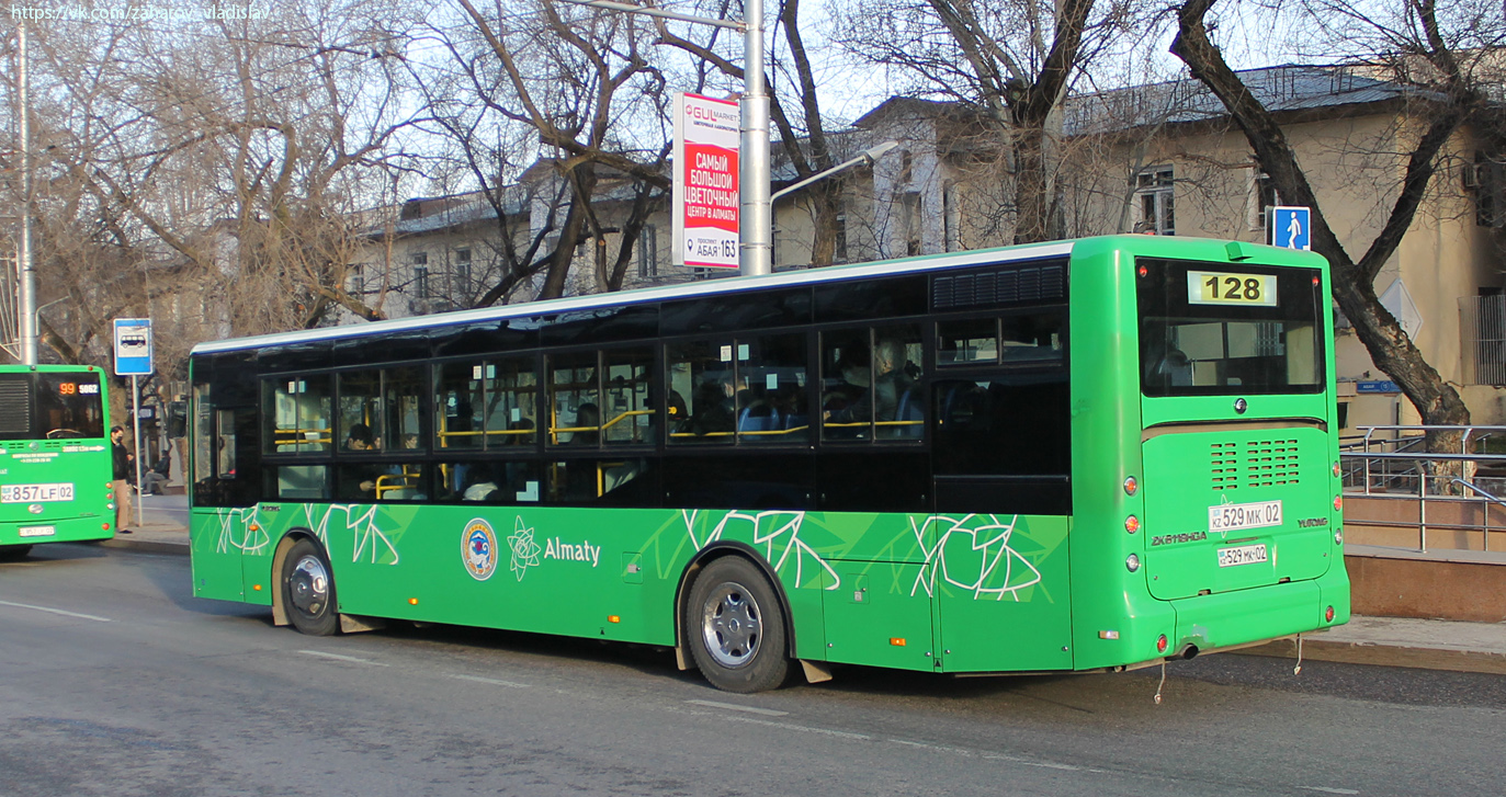 Алматы, Yutong ZK6118HGA № 529 MK 02