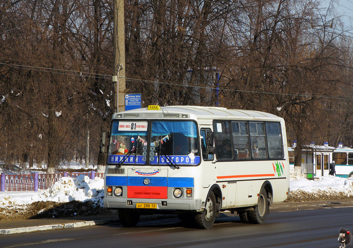 Нижегородская область, ПАЗ-32054 № АУ 288 52