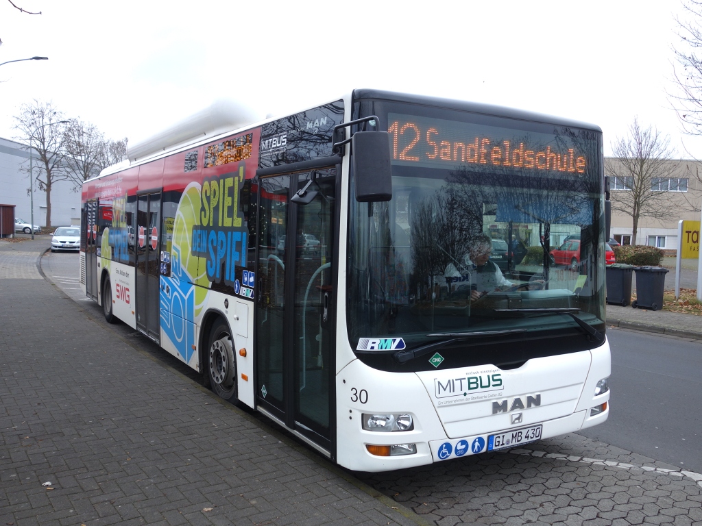 Гессен, MAN A21 Lion's City NL313 CNG № 30