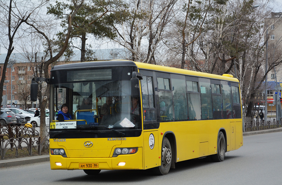 Тюменская область, Higer KLQ6118GS № АМ 930 86