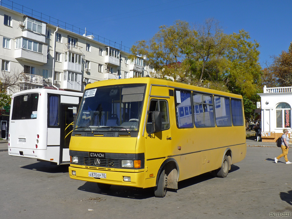 Севастополь, БАЗ-А079.14 "Подснежник" № А 870 ЕР 92
