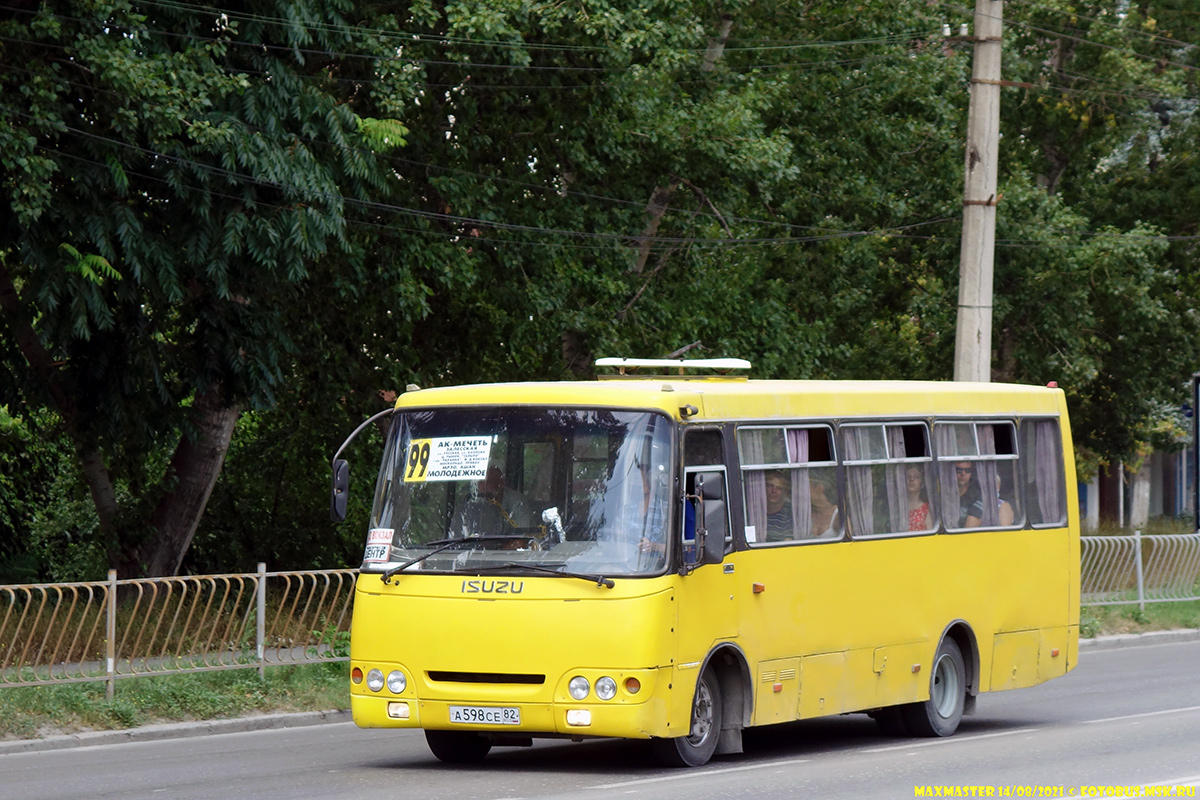Республика Крым, Богдан А09201 (ЛуАЗ) № А 598 СЕ 82